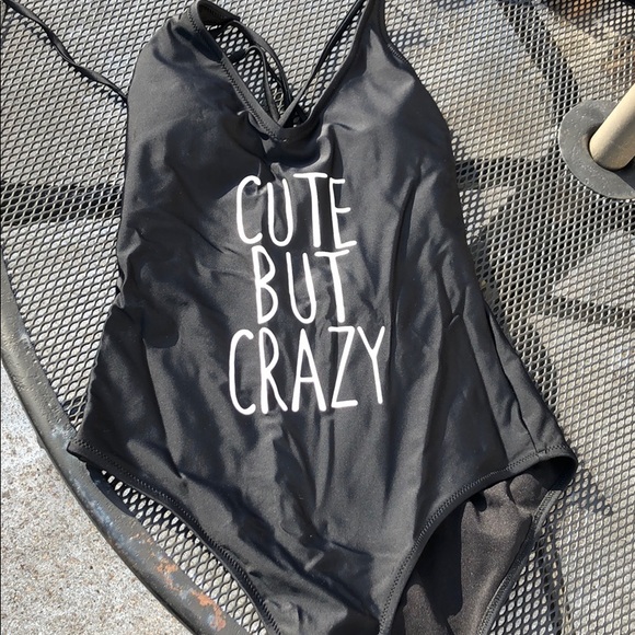 SHEIN Other - SHEIN Black Cute but Crazy One Piece